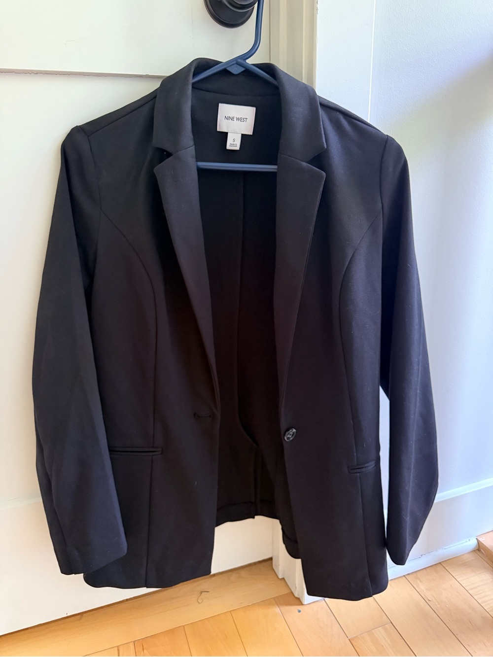 WORN ONCE! Nine West Black Single-Button Blazer